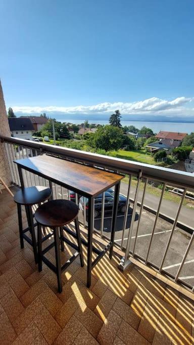 Appart Cosy Avec Vue Sur Le Lac Leman Evian-les-Bains Exterior photo